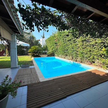 Villa Amy With A Pool In Porto Hydra By Goutos Properties Thermisía Extérieur photo