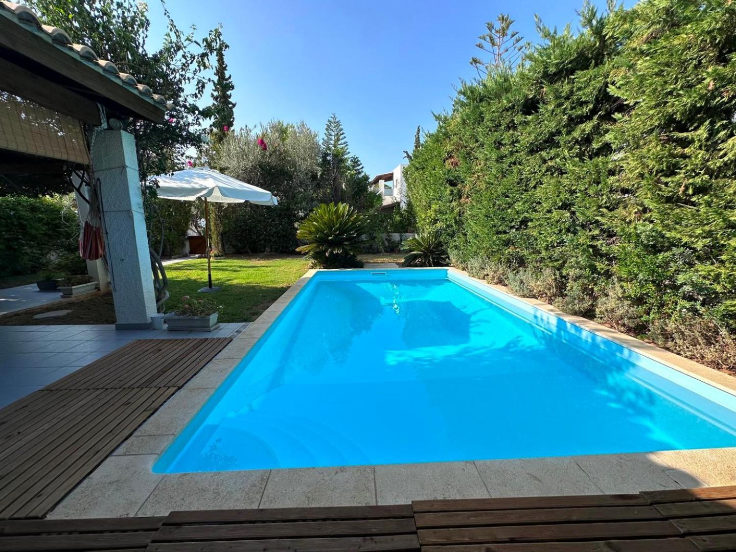 Villa Amy With A Pool In Porto Hydra By Goutos Properties Thermisía Extérieur photo